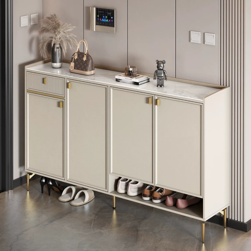Shoe Rack Cabinet Narrow Entryway - Étagère d'entrée, armoires à chaussures, rangement