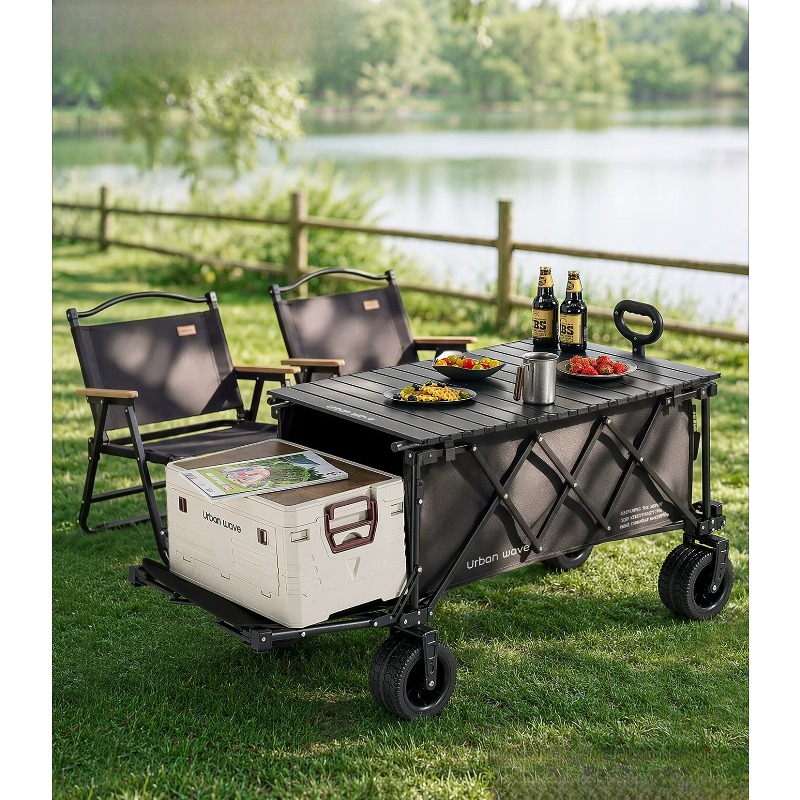Outdoor Furniture - Chariot de camping pliable, chariot de