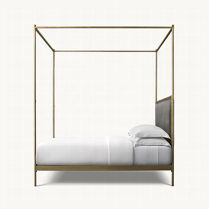 xx-Cadre de lit en métal de st - Canopy Bed Frame Metal Queen avis et prix