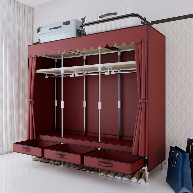 Armoire portable pour vêtement - Wardrobe Closet Portable Fabric Cover avis et prix