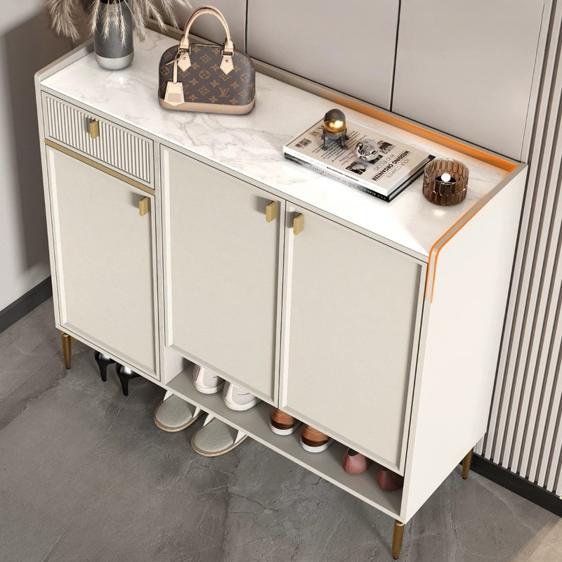Étagère d'entrée, armoires à c - Shoe Rack Cabinet Narrow Entryway avis et prix