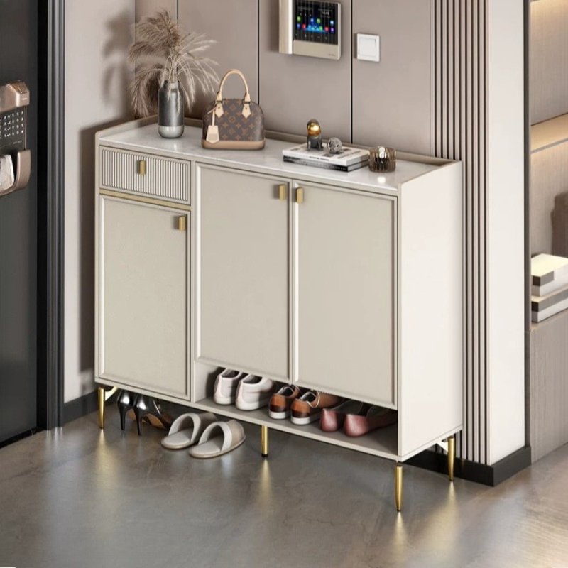 Étagère d'entrée, armoires à c - Shoe Rack Cabinet Narrow Entryway avis et prix