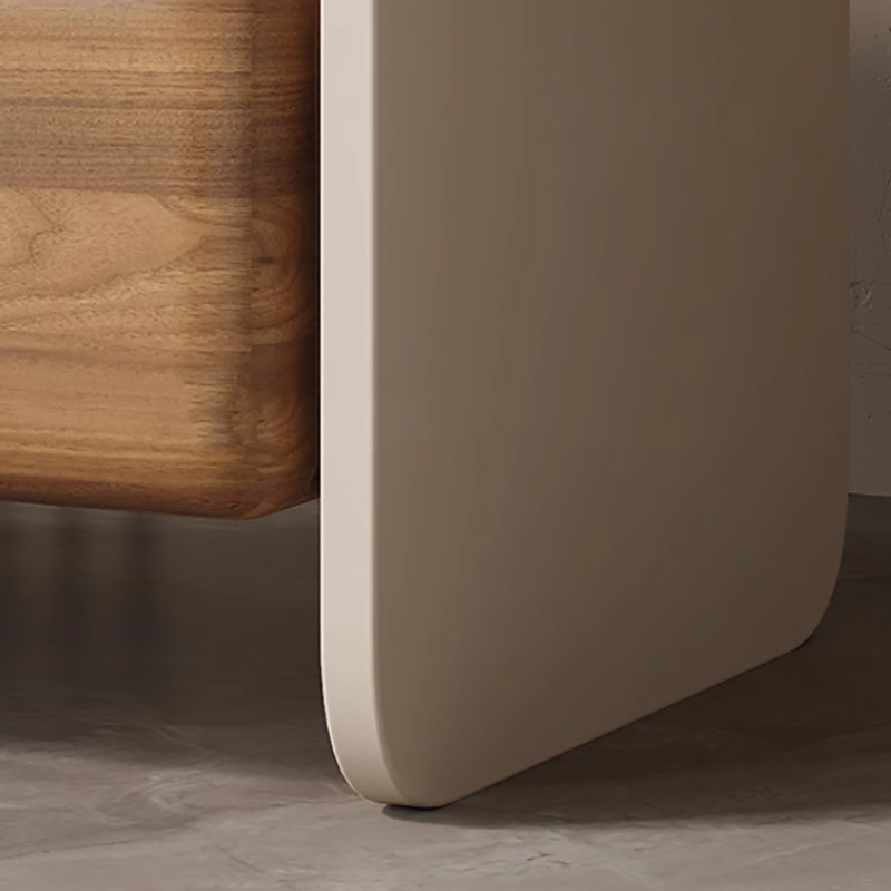 Meubles de luxe en bois massif - Solid Wood Nightstand 2 Drawers avis et prix