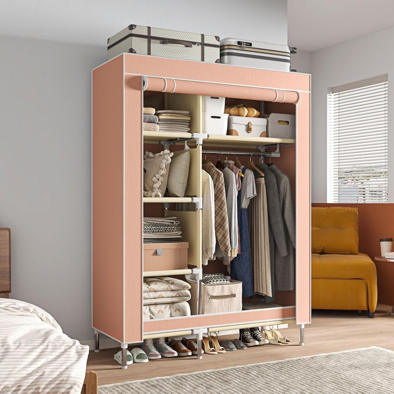 Armoire portable, organisation - Wardrobe Closet Portable Fabric Cover avis et prix