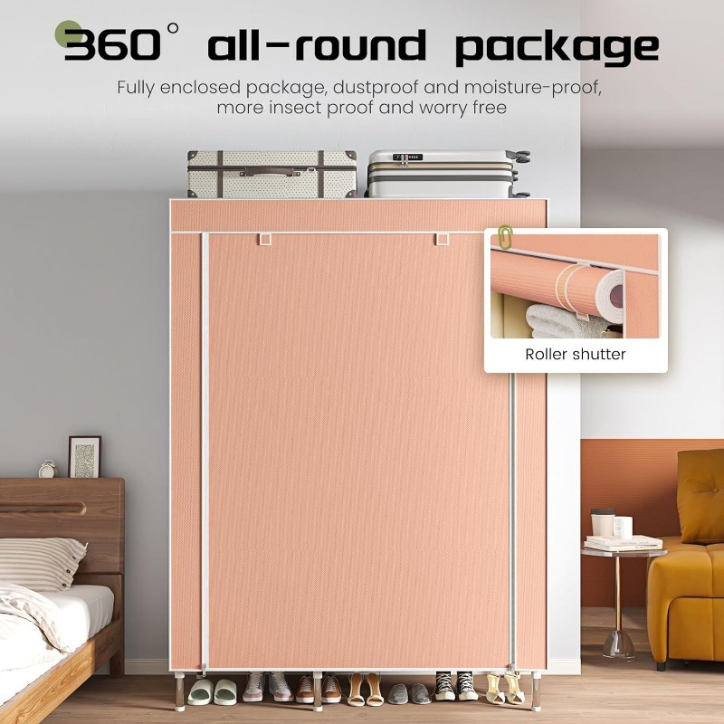 Armoire portable, organisation - Wardrobe Closet Portable Fabric Cover avis et prix