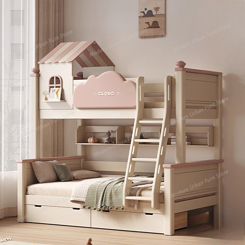 Lits superposés enfantins avec - King Size Bed Frame With Storage Drawers avis et prix