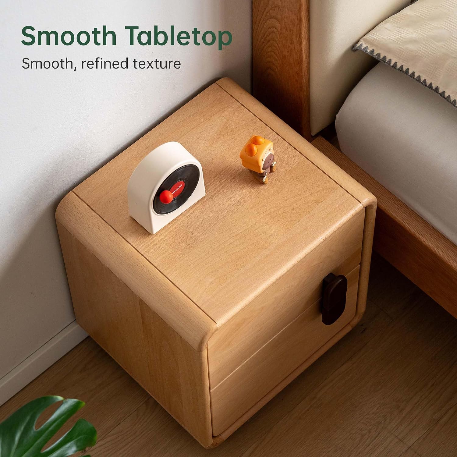 Table de chevet en bois massif - Solid Wood Nightstand 2 Drawers avis et prix