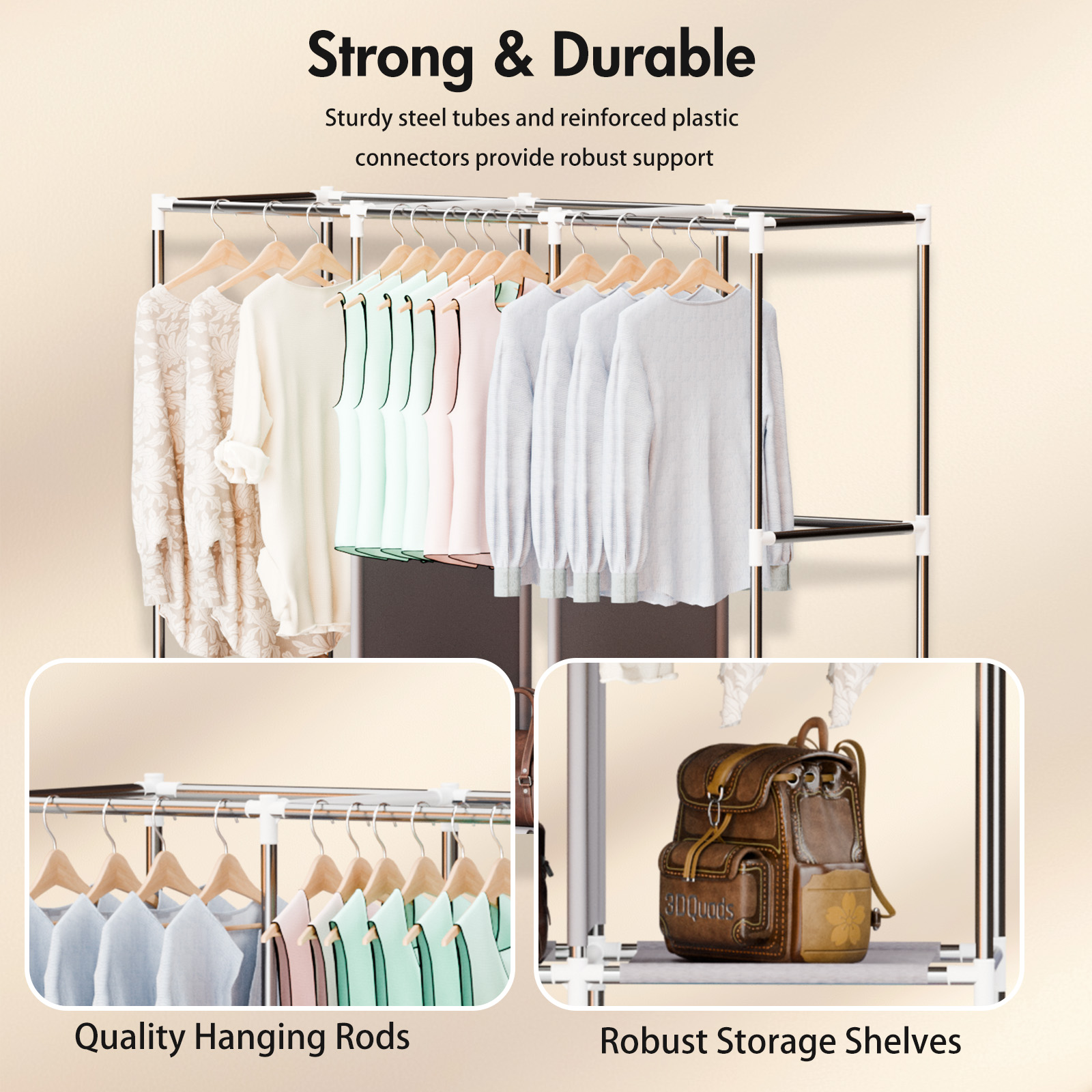 Armoire de placard Portable de - Wardrobe Closet Portable Fabric Cover avis et prix