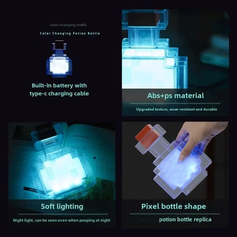 Lampe de nuit LED MC Game 7 co - Floating Nightstand With Led Light avis et prix