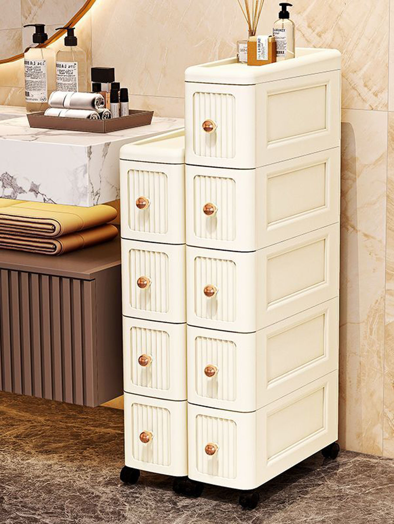 Armoire de rangement à espaces - Tables avis et prix