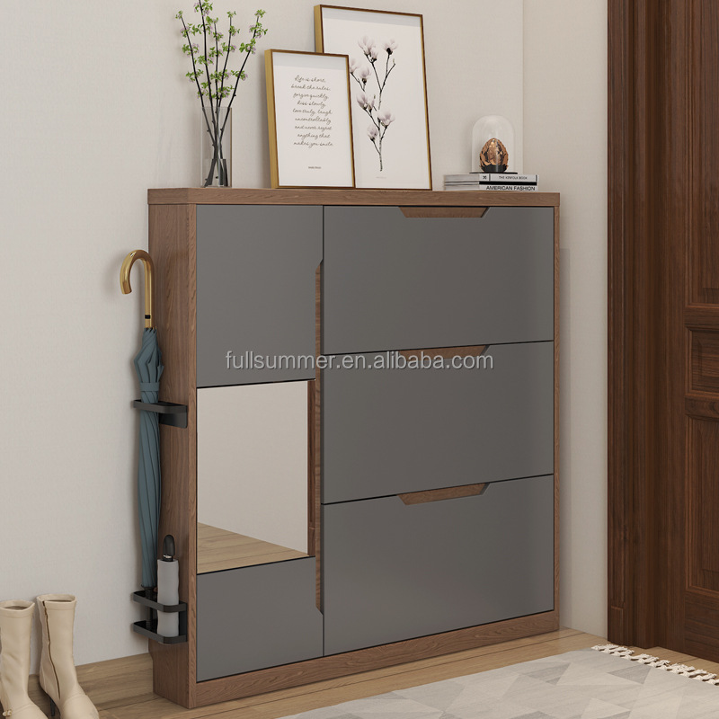 Meuble à chaussures fin, 17 cm - Shoe Rack Cabinet Narrow Entryway avis et prix