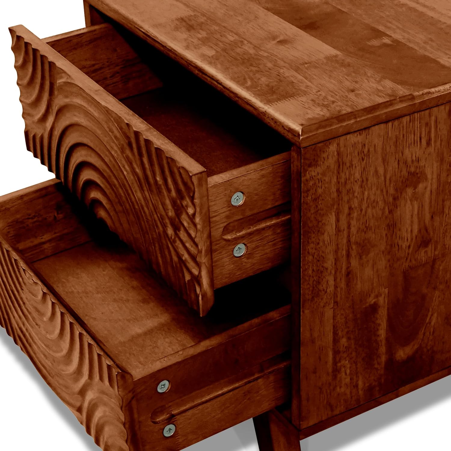 Table de chevet en bois massif - Solid Wood Nightstand 2 Drawers avis et prix