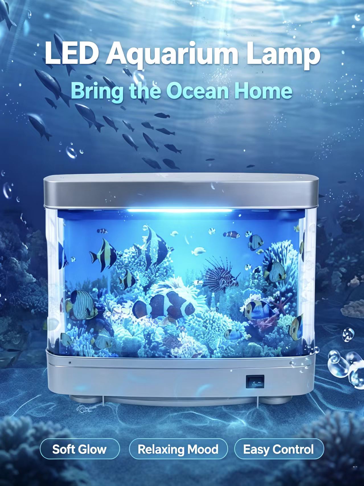Lampes pour aquarium tropical, - Floating Nightstand With Led Light avis et prix