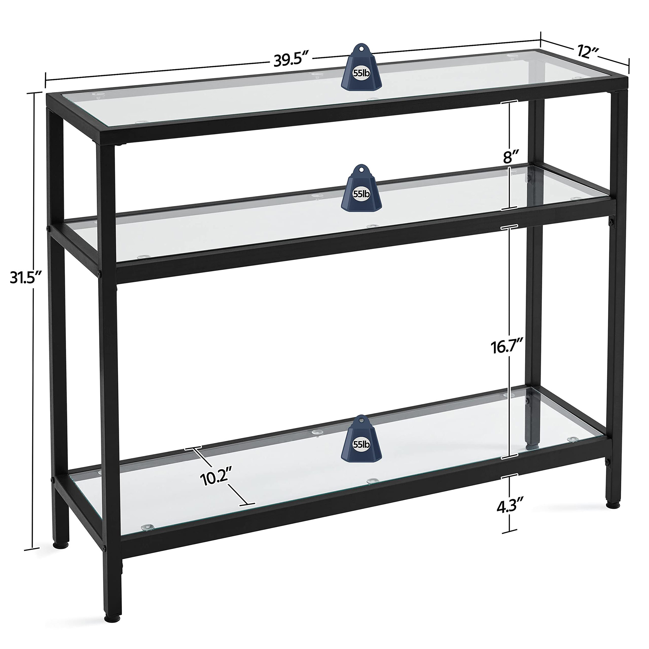Table console, cadre en métal  - Tables avis et prix