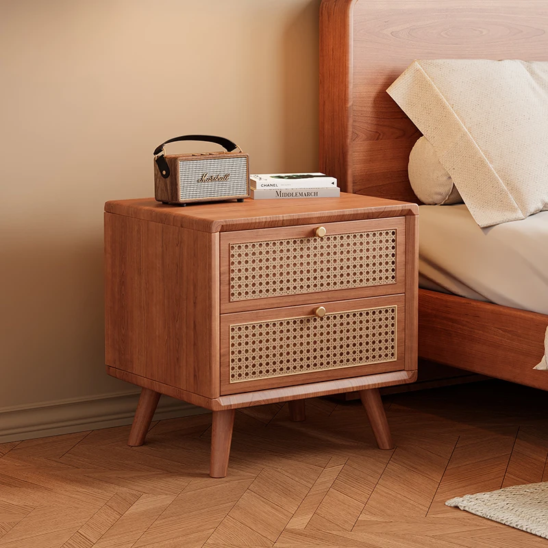 Table de chevet en bois massif - Solid Wood Nightstand 2 Drawers avis et prix