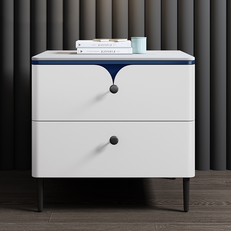 Table de chevet moderne en boi - Solid Wood Nightstand 2 Drawers avis et prix